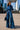 BOHEMIAN BLOUSE WITH PUFF SLEEVES AND TIE-FRONT COLLAR - SHADES OF BLUE JIORO БОХЕМСКА РИЗА ОТ ШИФОН С БОГАТИ РЪКАВИ И ВРЪЗКА - SHADES OF BLUE JIORO