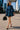 BOHEMIAN BLOUSE WITH PUFF SLEEVES AND TIE-FRONT COLLAR - SHADES OF BLUE JIORO БОХЕМСКА РИЗА ОТ ШИФОН С БОГАТИ РЪКАВИ И ВРЪЗКА - SHADES OF BLUE JIORO