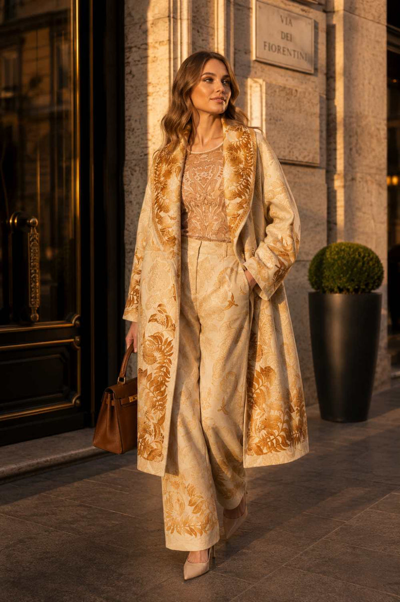 HIGH-WAIST WIDE-LEG PANTS - SUNSET JIORO ПАНТАЛОН С ВИСОКА ТАЛИЯ И ШИРОКИ КРАЧОЛИ - SUNSET JIORO