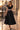 LONG BLACK COTTON A-LINE SKIRT - ESSENTIALS