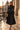 ASYMMETRIC MODAL PEPLUM BLAZER IN BLACK - ESSENTIALS