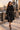 BLACK FAUX MINK SHAWL-COLLAR COAT – ESSENTIALS