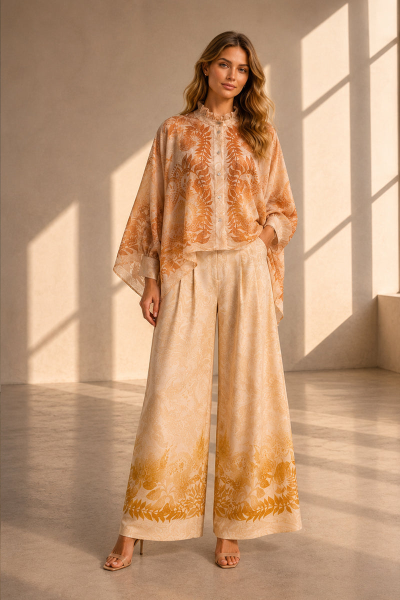 BOXY TUNIC - SUNSET JIORO ТУНИКА СЪС СВОБОДЕН СИЛУЕТ - SUNSET JIORO