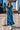 LONG VELVET A-LINE SKIRT WITH PRINTED WAISTBAND - SHADES OF BLUE JIORO ДЪЛГА ПОЛА ОТ КАДИФЕ С А-СИЛУЕТ И ВИСОКА ТАЛИЯ - SHADES OF BLUE JIORO