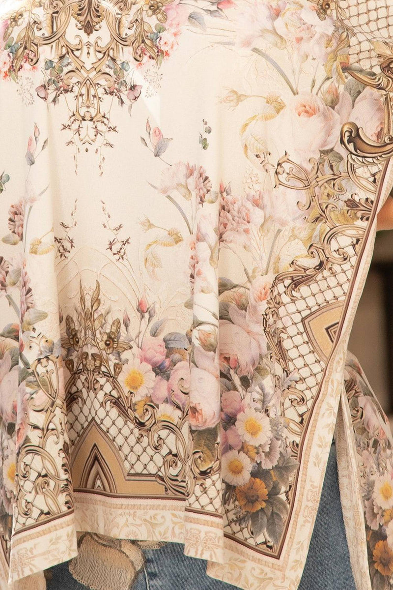СВОБОДЕН ТОП -  BAROQUE FLOWERS