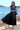 LONG FLARED LINEN DRESS IN BLACK - ESSENTIALS