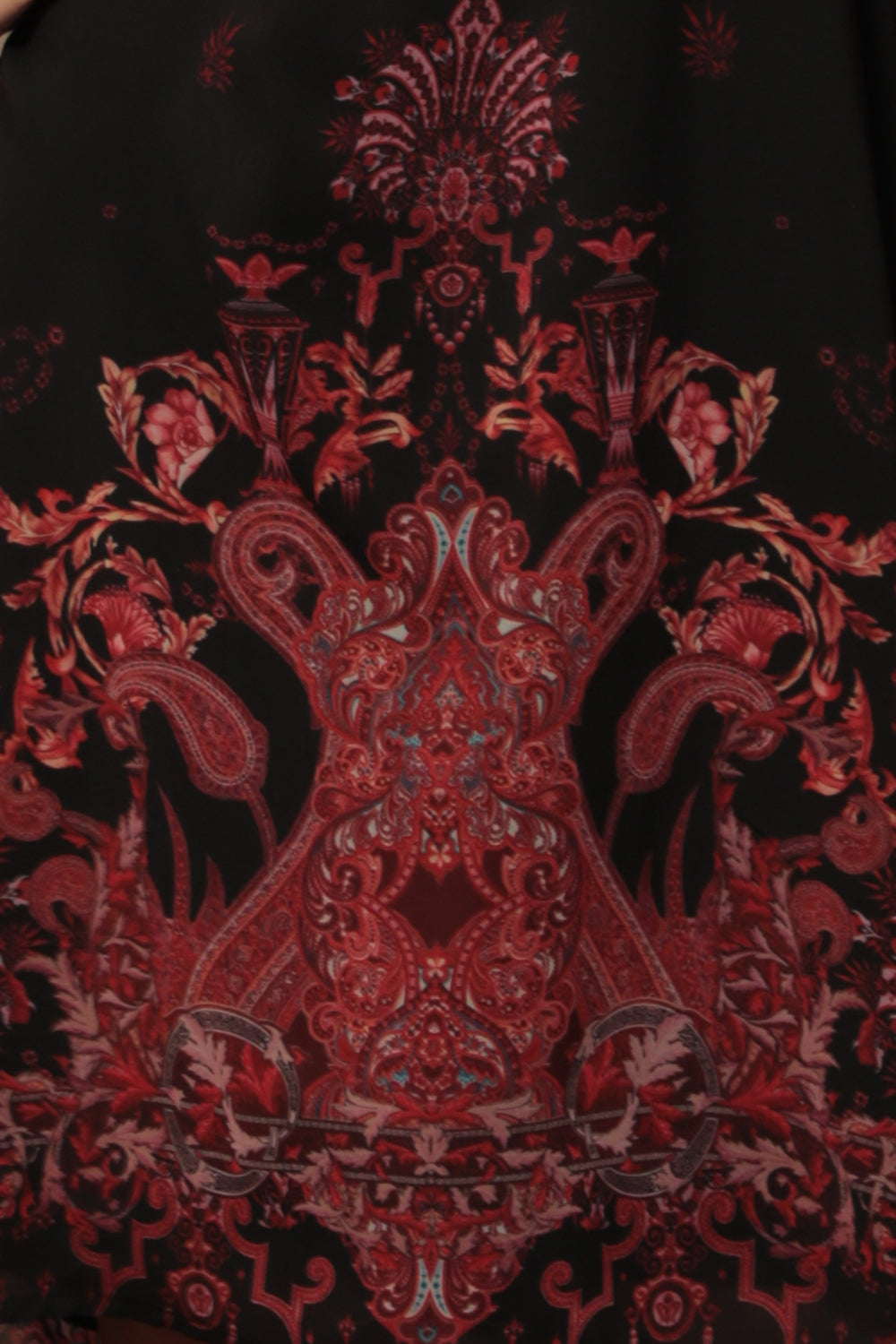 RELAXED FIT DRESS WITH RAGLAN SLEEVES - PAISLEY DARK JIORO СВОБОДНА РОКЛЯ С РЕГЛАН РЪКАВ - PAISLEY DARK JIORO