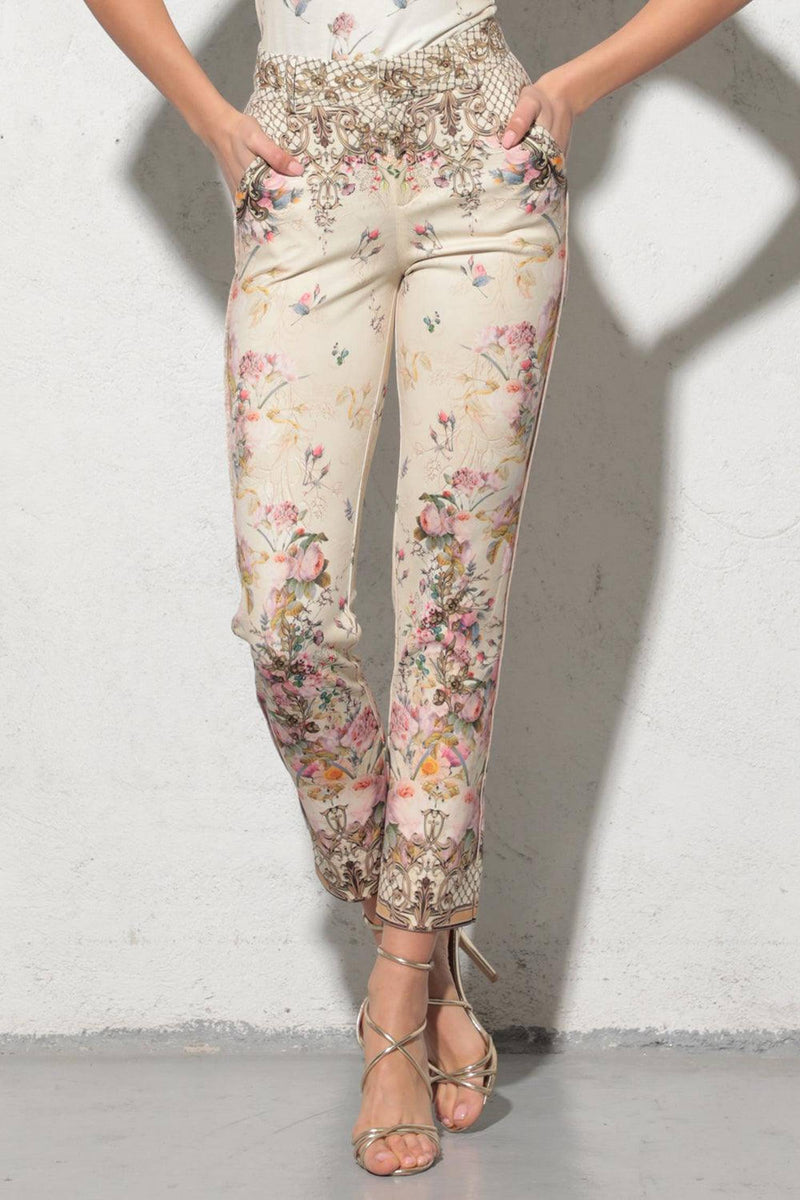 CLASSIC VISCOSE PANTS - BAROQUE FLOWERS