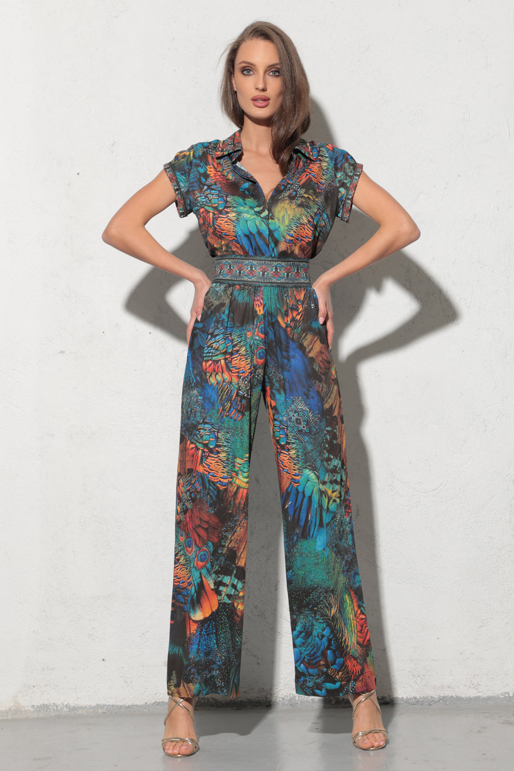 LOOSE VISCOSE PANTS - AMAZONIA