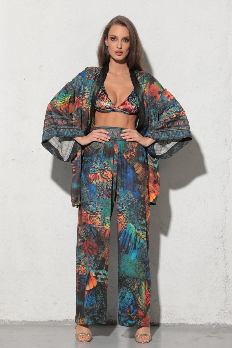 LOOSE VISCOSE PANTS - AMAZONIA JIORO СВОБОДЕН ПАНТАЛОН ОТ ВИСКОЗА - AMAZONIA JIORO