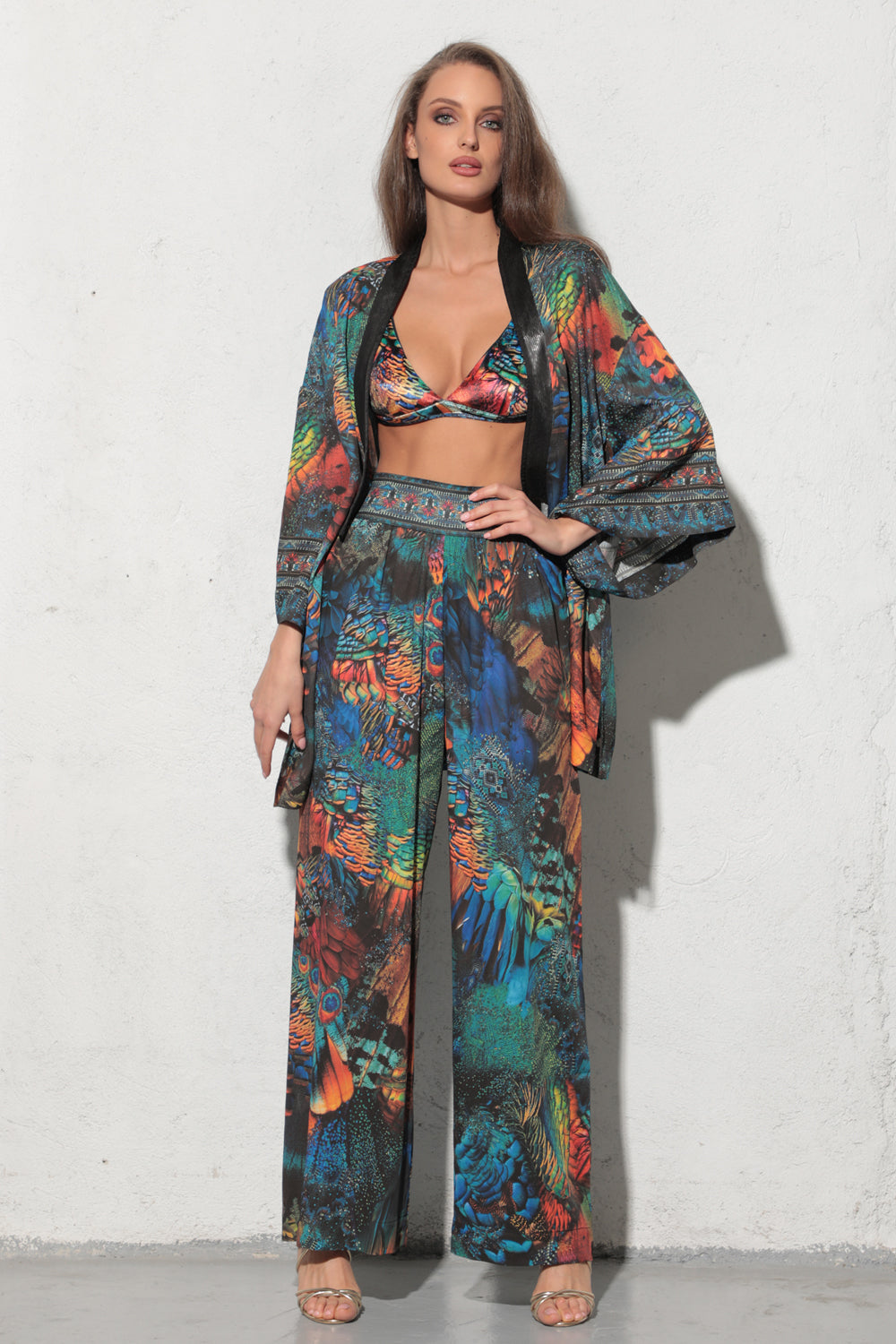 LOOSE VISCOSE PANTS - AMAZONIA