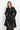 BLACK FAUX MINK SHAWL-COLLAR COAT – ESSENTIALS