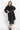 BLACK FAUX MINK SHAWL-COLLAR COAT – ESSENTIALS