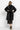 BLACK FAUX MINK SHAWL-COLLAR COAT – ESSENTIALS