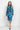 HIGH-NECK MIDI VELVET DRESS WITH LONG RAGLAN SLEEVES - SHADES OF BLUE JIORO МИДИ РОКЛЯ ОТ КАДИФЕ С ВИСОКА ЯКА И ДЪЛГИ РЕГЛАН РЪКАВИ - SHADES OF BLUE JIORO