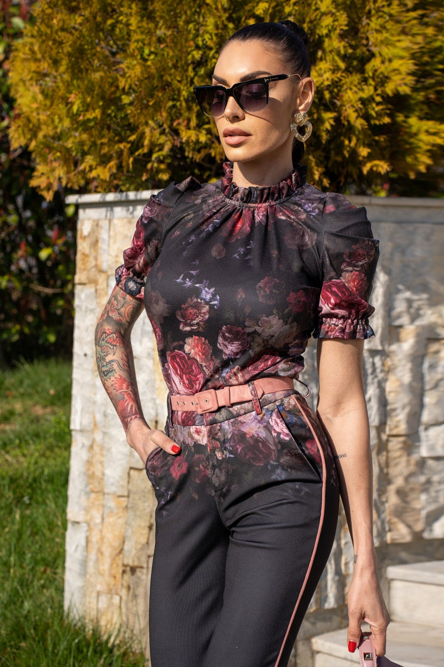 БЛУЗА С РУЖКИ - VINTAGE FLOWERS