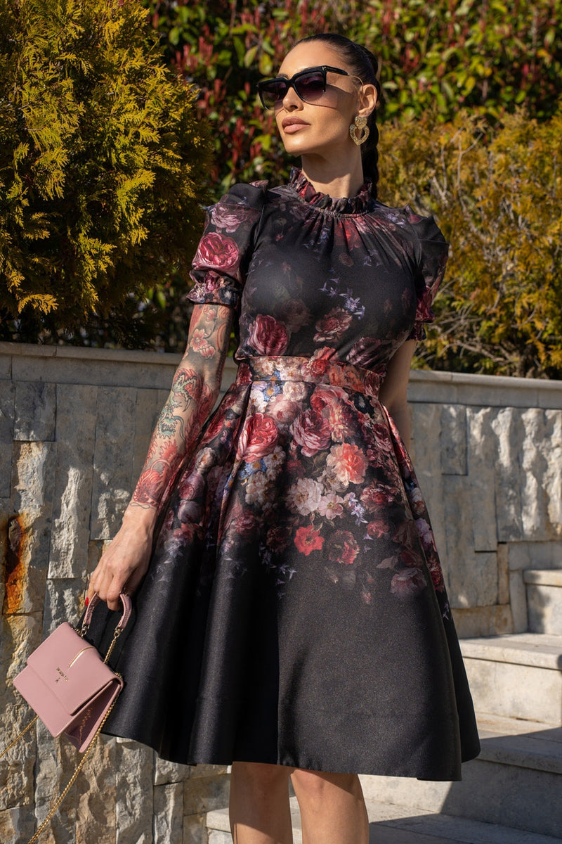 CUT SKIRT - VINTAGE FLOWERS JIORO РАЗКРОЕНА ПОЛА - VINTAGE FLOWERS JIORO