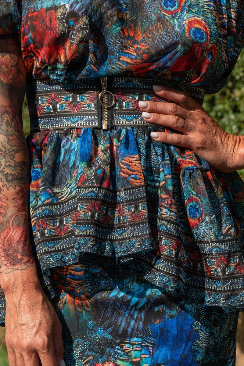 LOOSE CHIFFON SHIRT - AMAZONIA