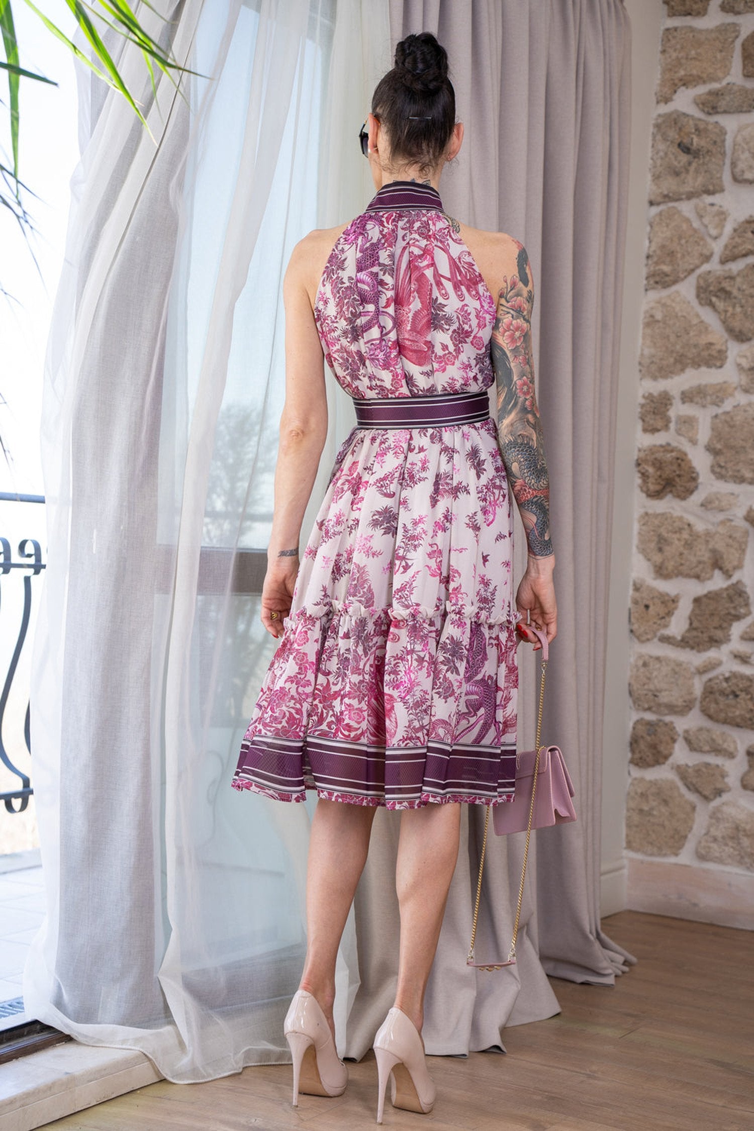 РОКЛЯ ОТ ШИФОН - ASIA BORDEAUX