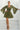 SHORT TENCEL DRESS WITH WIDE SLEEVES IN OLIVE GREEN - ESSENTIALS JIORO КЪСА РОКЛЯ ОТ ЛИОЦЕЛ С ШИРОК РЪКАВ В ЗЕЛЕНО - ESSENTIALS JIORO