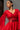 SHORT TENCEL DRESS WITH WIDE SLEEVES IN RED - ESSENTIALS JIORO КЪСА БОХО РОКЛЯ ОТ ТЕНСЕЛ С ГОЛ ГРЪБ В ЧЕРВЕНО - ESSENTIALS JIORO