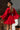 SHORT TENCEL DRESS WITH WIDE SLEEVES IN RED - ESSENTIALS JIORO КЪСА БОХО РОКЛЯ ОТ ТЕНСЕЛ С ГОЛ ГРЪБ В ЧЕРВЕНО - ESSENTIALS JIORO