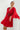 SHORT TENCEL DRESS WITH WIDE SLEEVES IN RED - ESSENTIALS JIORO КЪСА БОХО РОКЛЯ ОТ ТЕНСЕЛ С ГОЛ ГРЪБ В ЧЕРВЕНО - ESSENTIALS JIORO
