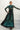 LONG FINE NET DRESS - LEO NEON GREEN
