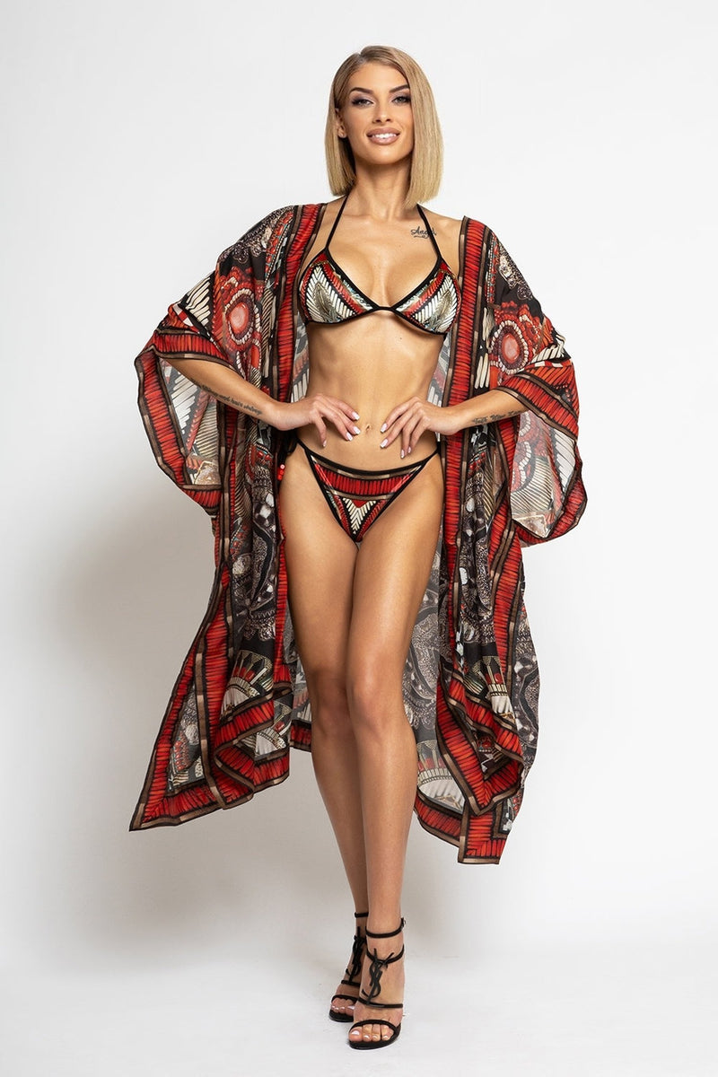 VELVET BIKINI BOTTOM - ETHNO