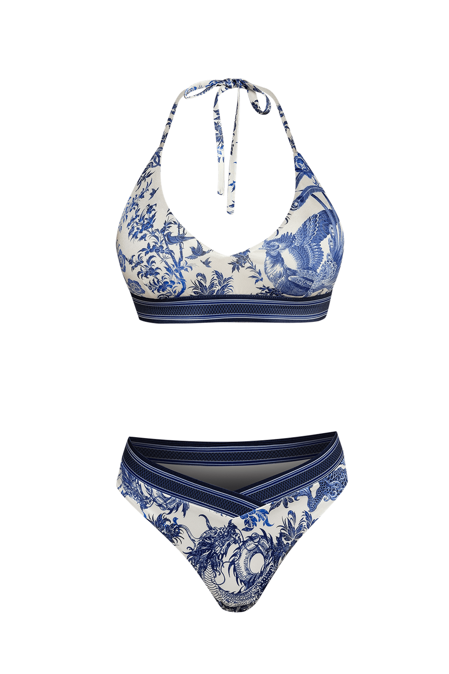 ELASTIC WAISTBAND SWIM BOTTOM - ASIA SKY