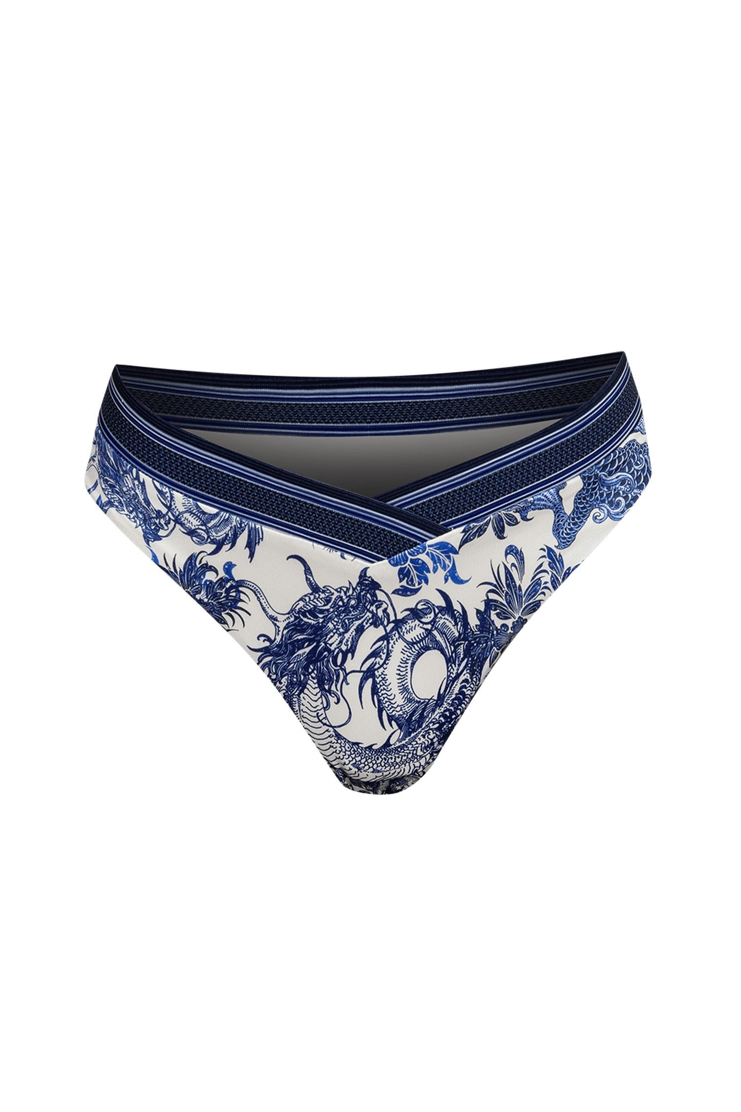 ELASTIC WAISTBAND SWIM BOTTOM - ASIA SKY