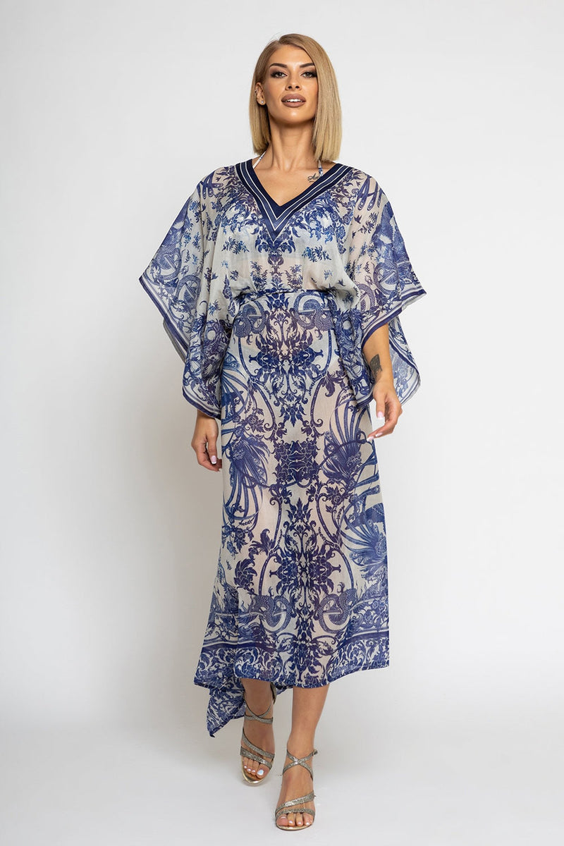 SILK COTTON TUNIC - ASIA SKY JIORO ТUNIКА ОТ ПАМУК КОПРИНА - ASIA SKY JIORO