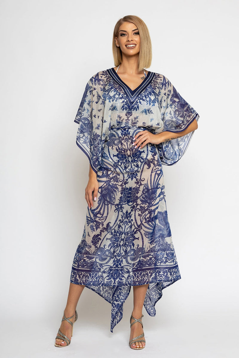 SILK COTTON TUNIC - ASIA SKY JIORO ТUNIКА ОТ ПАМУК КОПРИНА - ASIA SKY JIORO