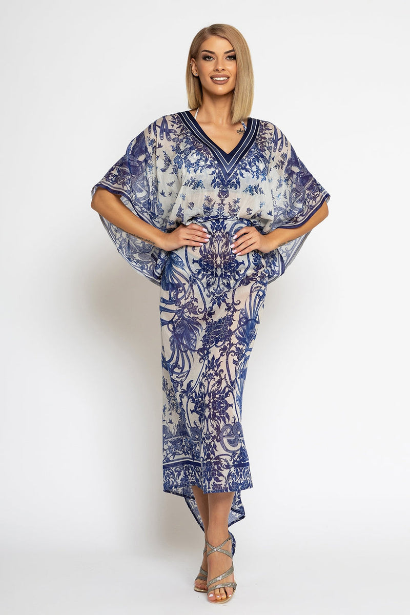 SILK COTTON TUNIC - ASIA SKY JIORO ТUNIКА ОТ ПАМУК КОПРИНА - ASIA SKY JIORO