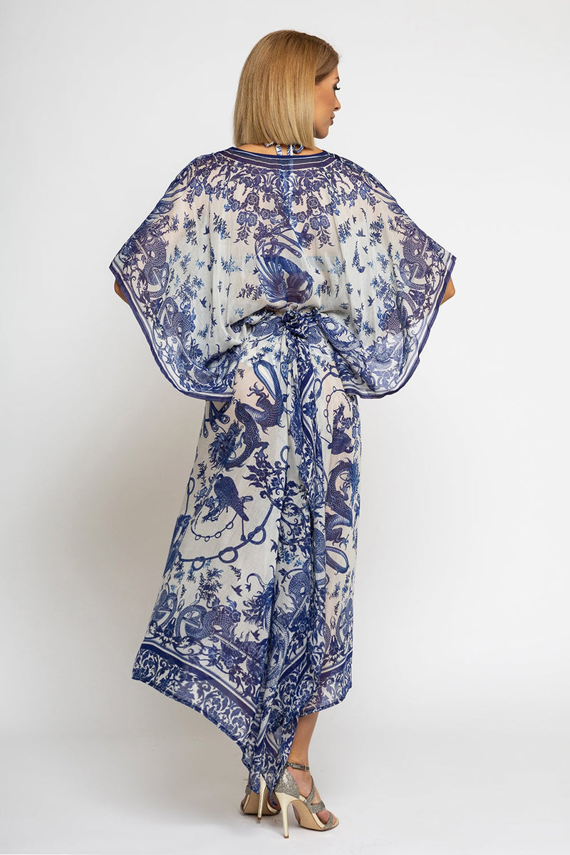 SILK COTTON TUNIC - ASIA SKY JIORO ТUNIКА ОТ ПАМУК КОПРИНА - ASIA SKY JIORO