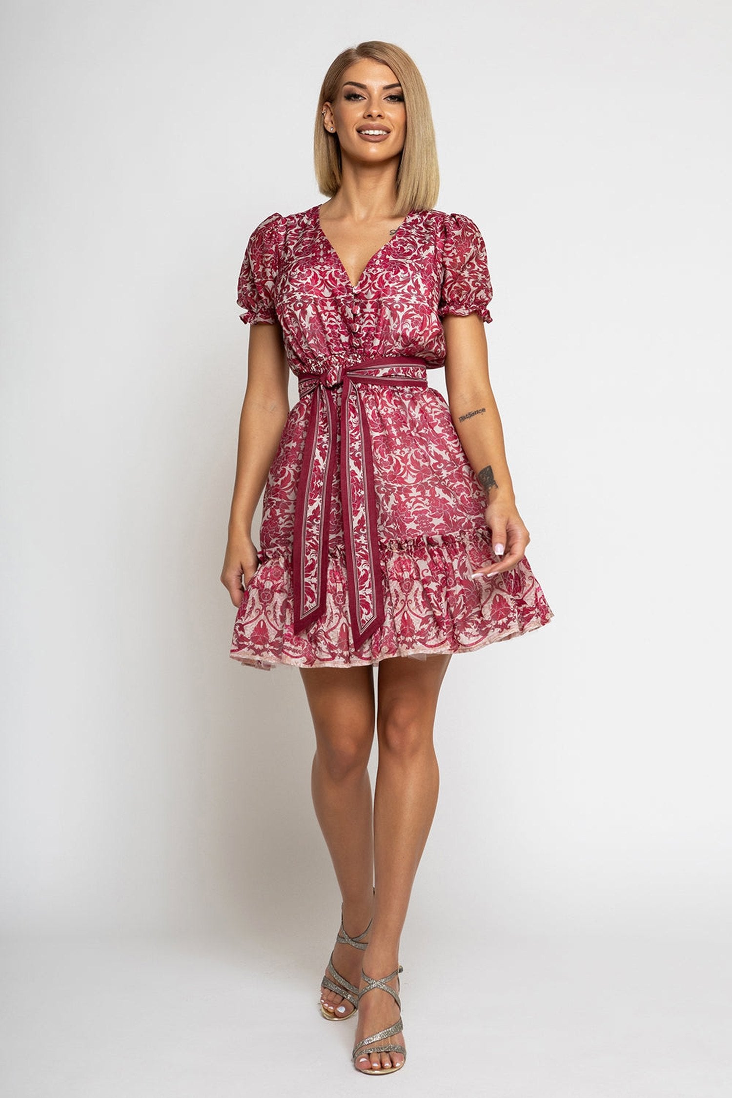 РАЗКРОЕНА РОКЛЯ ОТ ПАМУК КОПРИНА - ASIA BORDEAUX