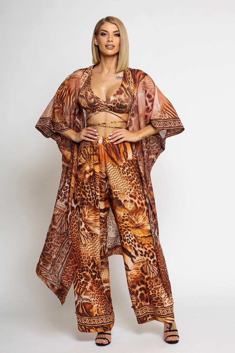 SATIN VISCOSE LOOSE FIT PANTS - LEO SAND JIORO СВОБОДЕН ПАНТАЛОН ОТ ЛЪСКАВА ВИСКОЗА - LEO SAND JIORO