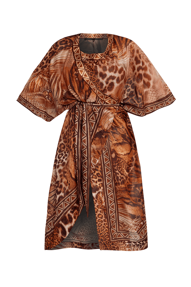 SILK COTTON KIMONO - LEO SAND JIORO КИМОНО ОТ КОПРИНА И ПАМУК - LEO SAND JIORO