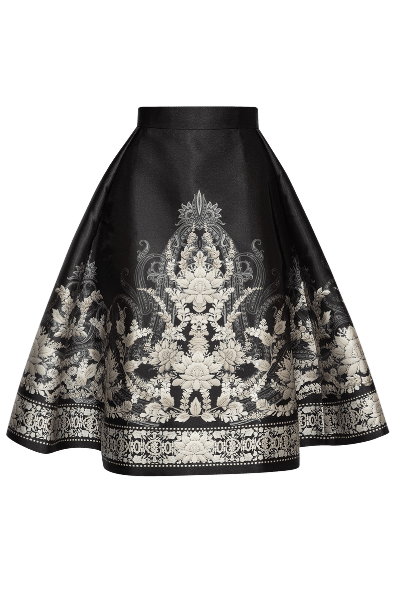 FLARED SKIRT - FROZEN LOTUS JIORO РАЗКРОЕНА ПОЛА - FROZEN LOTUS JIORO