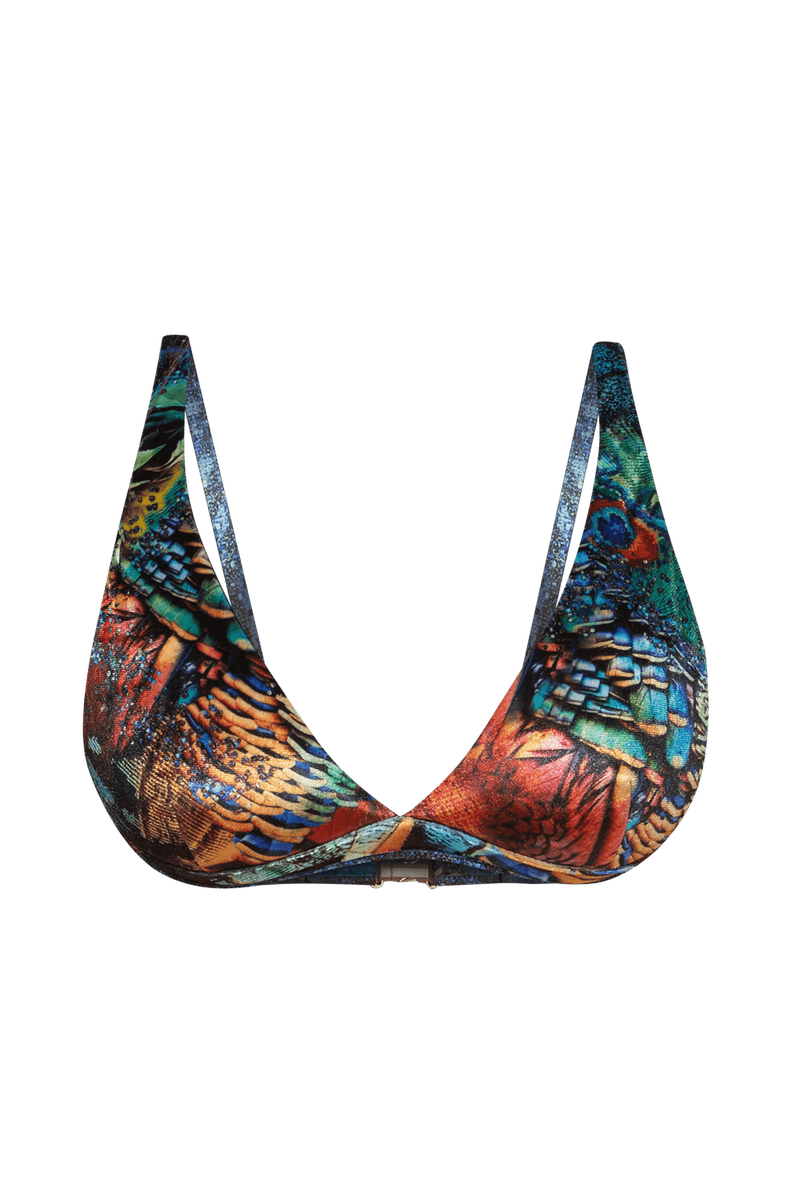 TRIANGLE TOP IN VELVET - AMAZONIA JIORO ГОРНИЩЕ ТИП ТРИЪГЪЛНИК ОТ КАДИФЕ - AMAZONIA JIORO