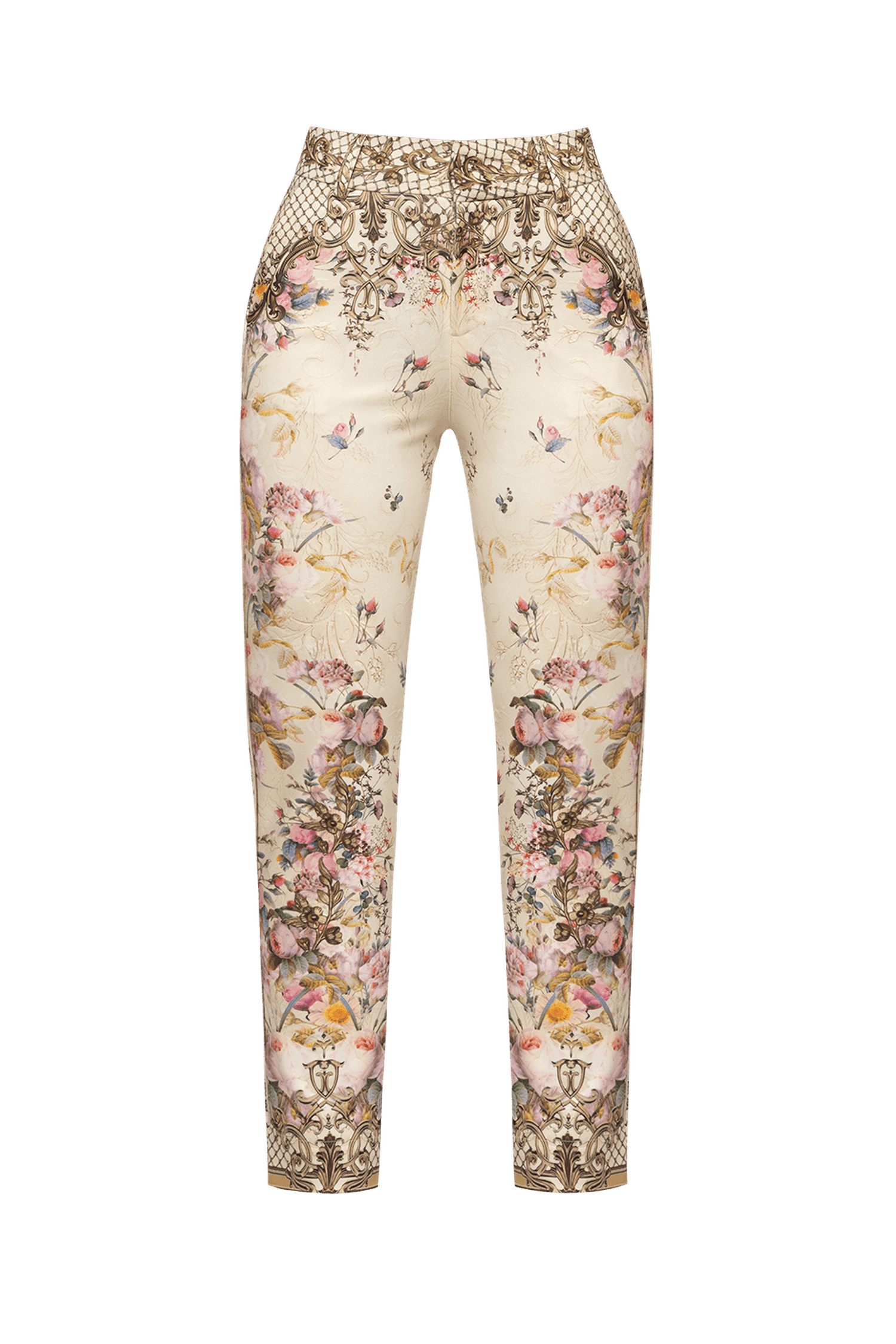 КЛАСИЧЕСКИ  ПАНТАЛОН -  BAROQUE FLOWERS