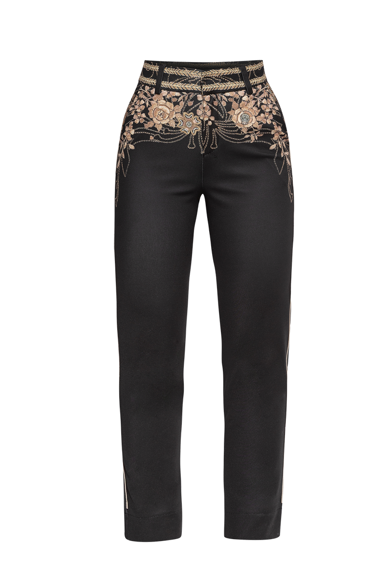 CLASSIC PANTS - GOLDEN ROSES