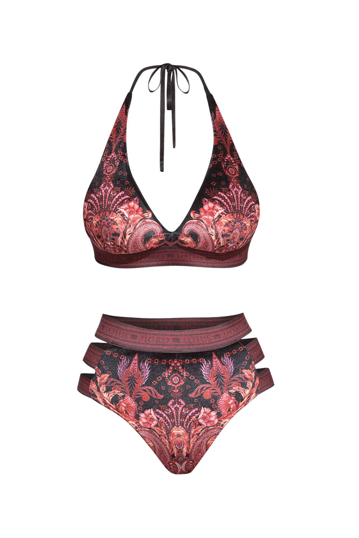 ГОРНИЩЕ НА БАНСКИ ТИП ТРИЪГЪЛНИК - PAISLEY DARK