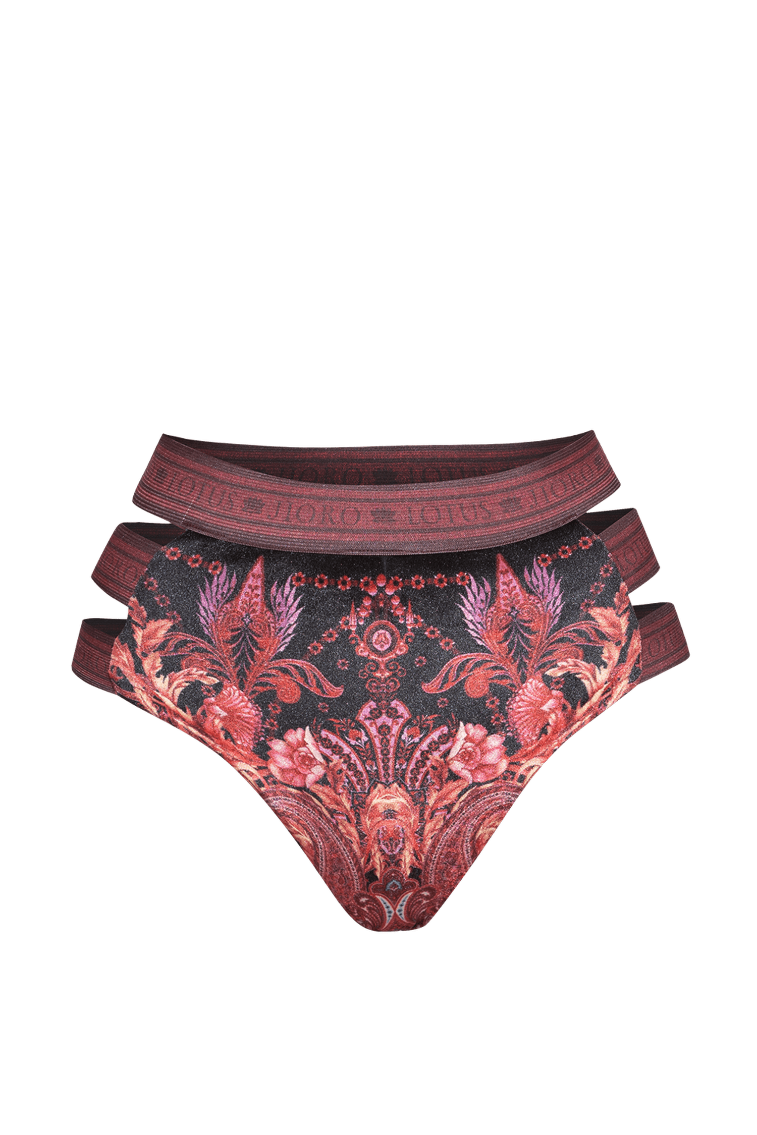 ДОЛНИЩЕ С ВИСОКА ТАЛИЯ ОТ КАДИФЕ - PAISLEY DARK