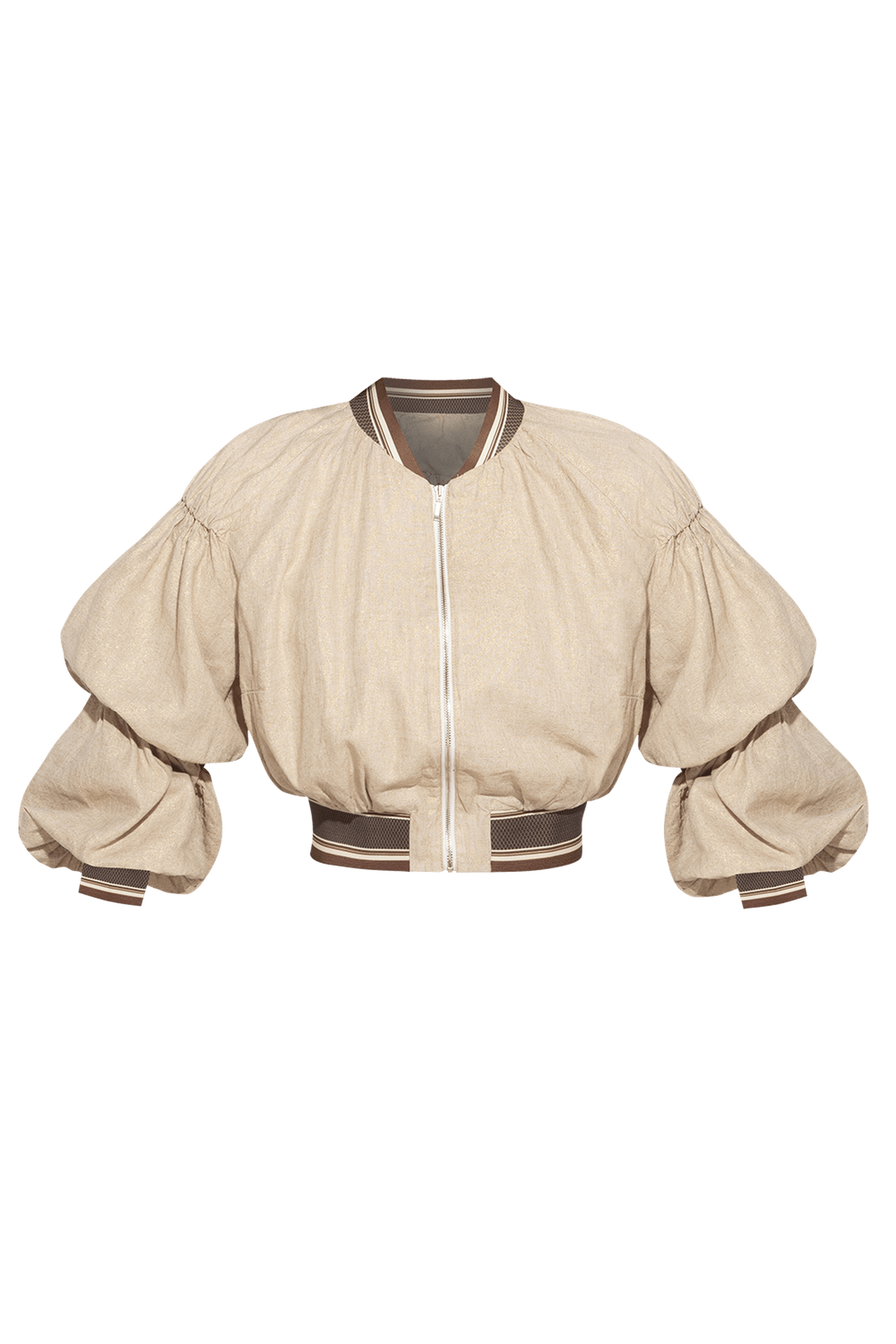 LINEN BOMBER JACKET – ESSENTIALS