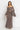 LONG FLORAL LACE DRESS WITH OFF-SHOULDER NECKLINE IN MOCHA - ESSENTIALS JIORO ДЪЛГА ДАНТЕЛЕНА РОКЛЯ В МОКА С ПАДНАЛИ РАМЕНА - ESSENTIALS JIORO