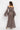 LONG FLORAL LACE DRESS WITH OFF-SHOULDER NECKLINE IN MOCHA - ESSENTIALS JIORO ДЪЛГА ДАНТЕЛЕНА РОКЛЯ В МОКА С ПАДНАЛИ РАМЕНА - ESSENTIALS JIORO
