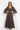 ESPRESSO BOHO LACE DRESS WITH GATHERED RUFFLES AND LINING - ESSENTIALS JIORO ДАНТЕЛЕНА БОХО РОКЛЯ В ЦВЯТ ЕСПРЕСО С ВОЛАНИ И ПОДВИЖНА ПОДПЛАТА - ESSENTIALS JIORO