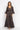 ESPRESSO BOHO LACE DRESS WITH GATHERED RUFFLES AND LINING - ESSENTIALS JIORO ДАНТЕЛЕНА БОХО РОКЛЯ В ЦВЯТ ЕСПРЕСО С ВОЛАНИ И ПОДВИЖНА ПОДПЛАТА - ESSENTIALS JIORO