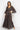 ESPRESSO BOHO LACE DRESS WITH GATHERED RUFFLES AND LINING - ESSENTIALS JIORO ДАНТЕЛЕНА БОХО РОКЛЯ В ЦВЯТ ЕСПРЕСО С ВОЛАНИ И ПОДВИЖНА ПОДПЛАТА - ESSENTIALS JIORO